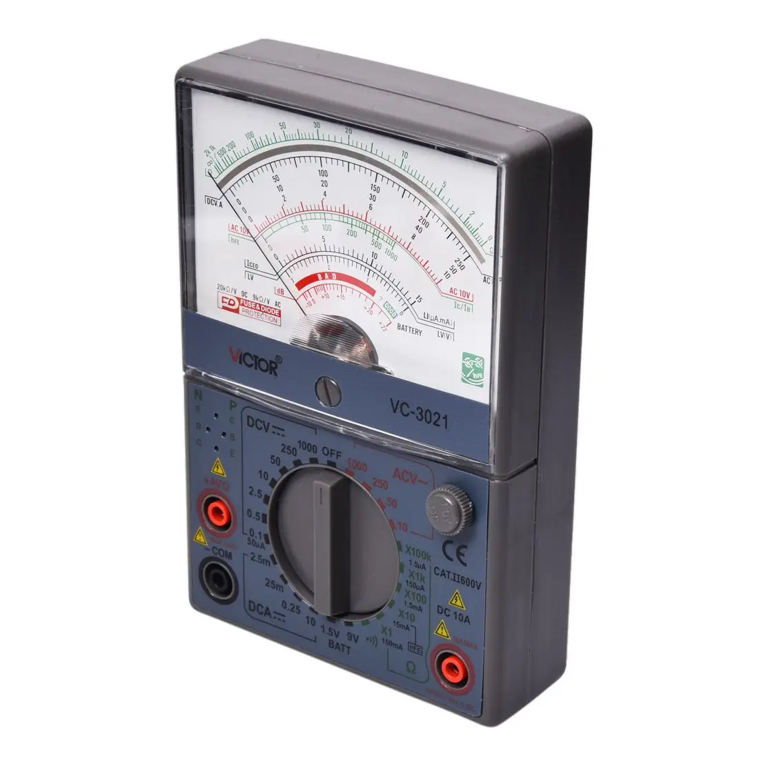 VICTOR VC3021 аналоговые мультиметры, механический мультиметр,, измеряемый