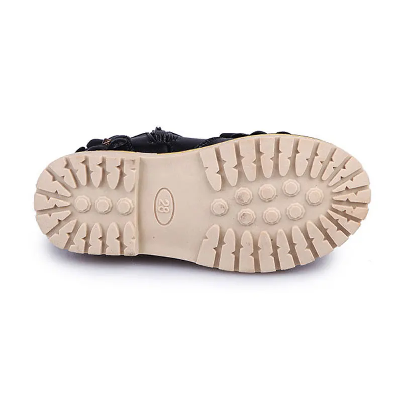 Новинка Сезон осень зима Детские ботинки Модные водонепроницаемые из