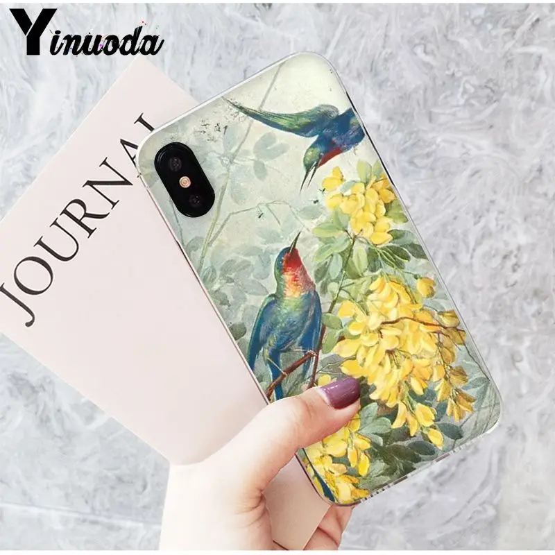 Yinuoda современное искусство акварели птицы DIY роскошный высококачественный