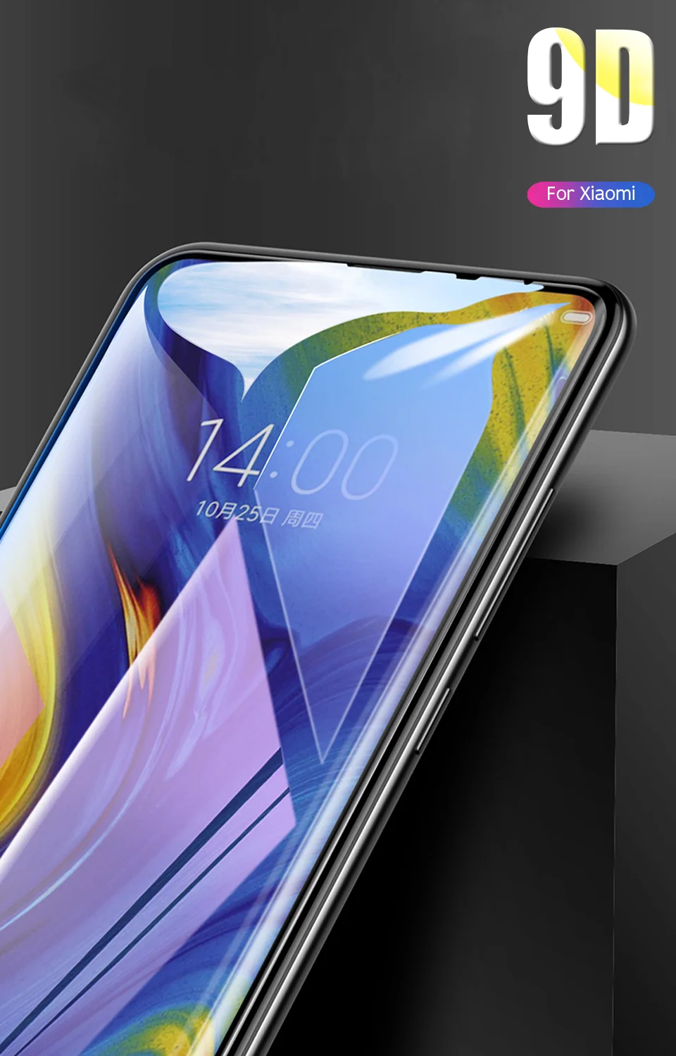 Baixin 9D полное покрытие закаленное стекло для Xaiomi A1 5S 5X 6 6X Mix2 9 Защитная пленка