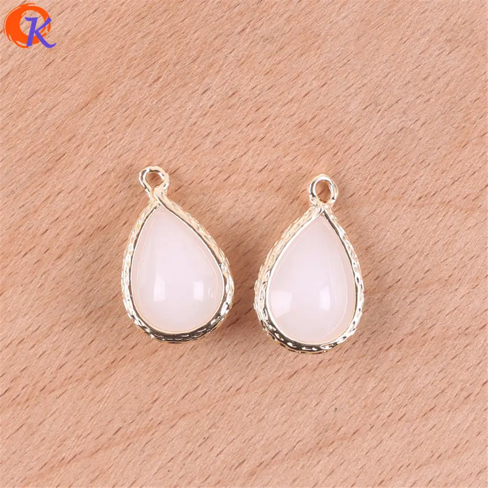 

Cordial Design 50Pcs 12*19MM Jewelry Accessories/Crystal Pendant/Drop Shape/DIY Making/Charms Jewelry/Hand Made/Earring Findings