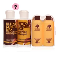 keratin brazilian smoothing no formaldehyde hair treatment 100ml purifying shampoo treatment repair damage hairtravel set