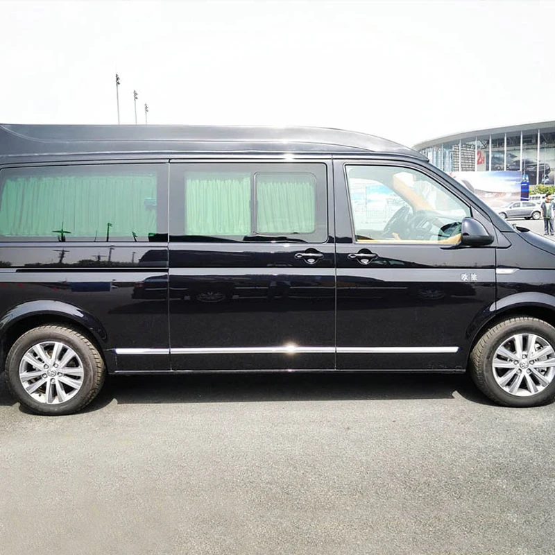Для VW Volkswagen транспортер T6 Caravelle автомобильный боковой двери кузова под давлением полосы стример Крышка отделки салона авто Accessries
