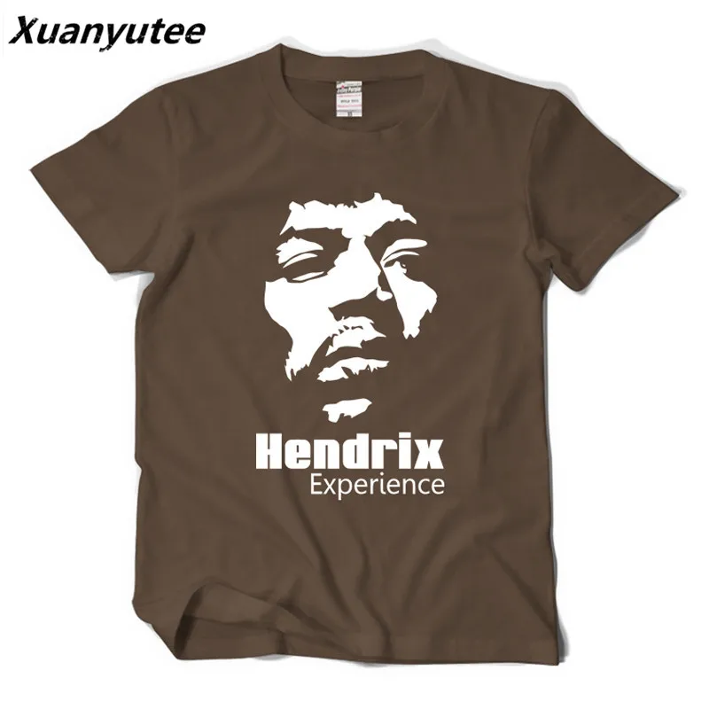 Xuanyutee Hendrix Experience Pop Rock Fan Футболка Мужская модная футболка с круглым вырезом и