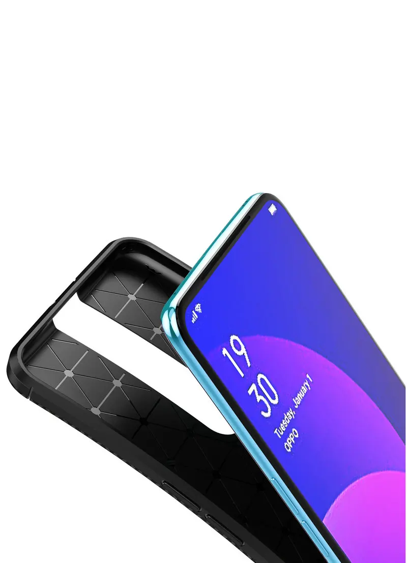 Винтажный деловой Мягкий ТПУ чехол для Oppo F11 Pro Ударопрочный силиконовый F9 F7 из