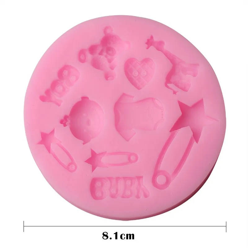 1Pc 3D Silicone Baby Cake Mold Babies For Sale Sugarcraft Fondant Decorating Tools Kitchen Accessories | Дом и сад