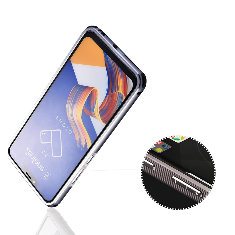 ZEALLION для Asus Zenfone 5 ZE620KL/5Z ZS620KL чехол 2 в 1 металлическое покрытие Алюминиевая Рамка