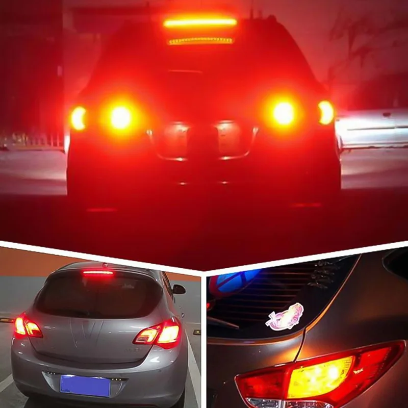 2 шт. 1156 1157 BAU15S 33SMD 5630 5730 Светодиодные Автомобильные задние лампы стоп-сигналы 12 В