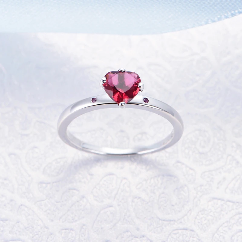 925 пробы Серебряное кольцо, оригинальные обручальные кольца с сердцем, Женские Ювелирные изделия, винтажный подарок на день Святого Валентина, роскошный бренд