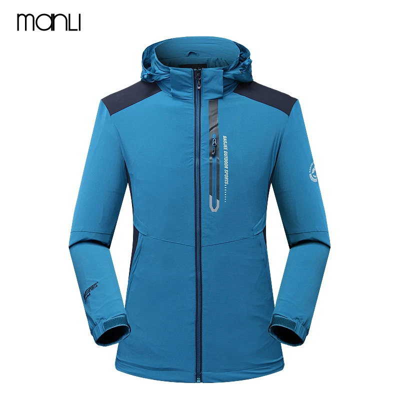 Весенняя мужская куртка MANLI из мягкого материала Женская дышащая