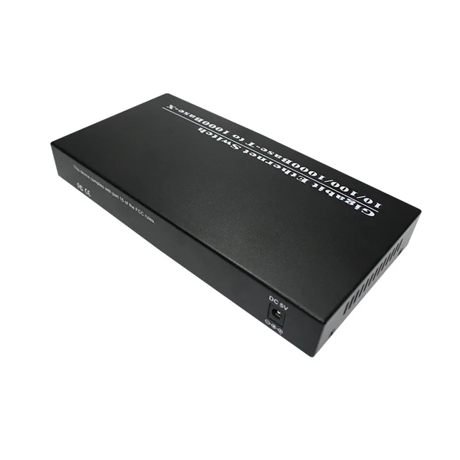 1 шт. 10/100/1000 Мбит/с гигабитный Ethernet коммутатор волоконно-оптический