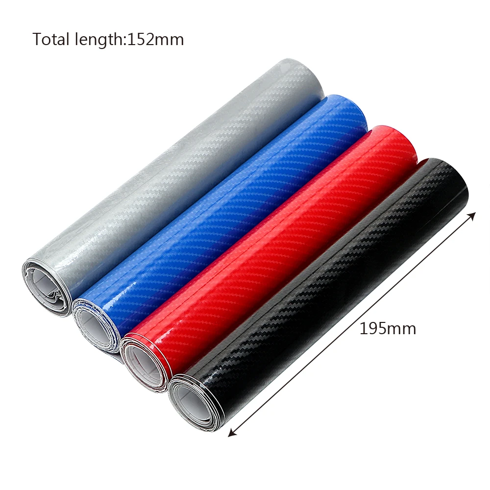 

YOSOLO 20*150cm Car Stickers and Decals Motorcycle Accessories Carbon Fiber Vinyl Film Car Styling Glossy Car Wrap Sticker