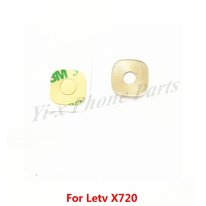 

2PCS Letv LeEco Pro 3 X720 Rear Back Camera Glass Lens Cover Replacement Repair Spare Parts For letv X720 with black/gold