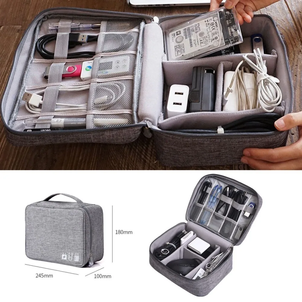 Простой цифровой USB органайзер для устройств портативное зарядное устройство