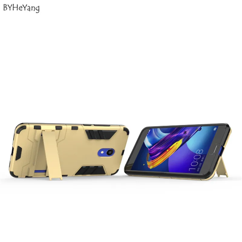 Чехол byheyang для Meizu M6 противоударный бронированный роскошный силиконовый жесткая