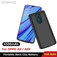 ntspace battery charger cases for oppo a9x battery case 6500mah portable power bank charging cover for oppo a9 powerbank case