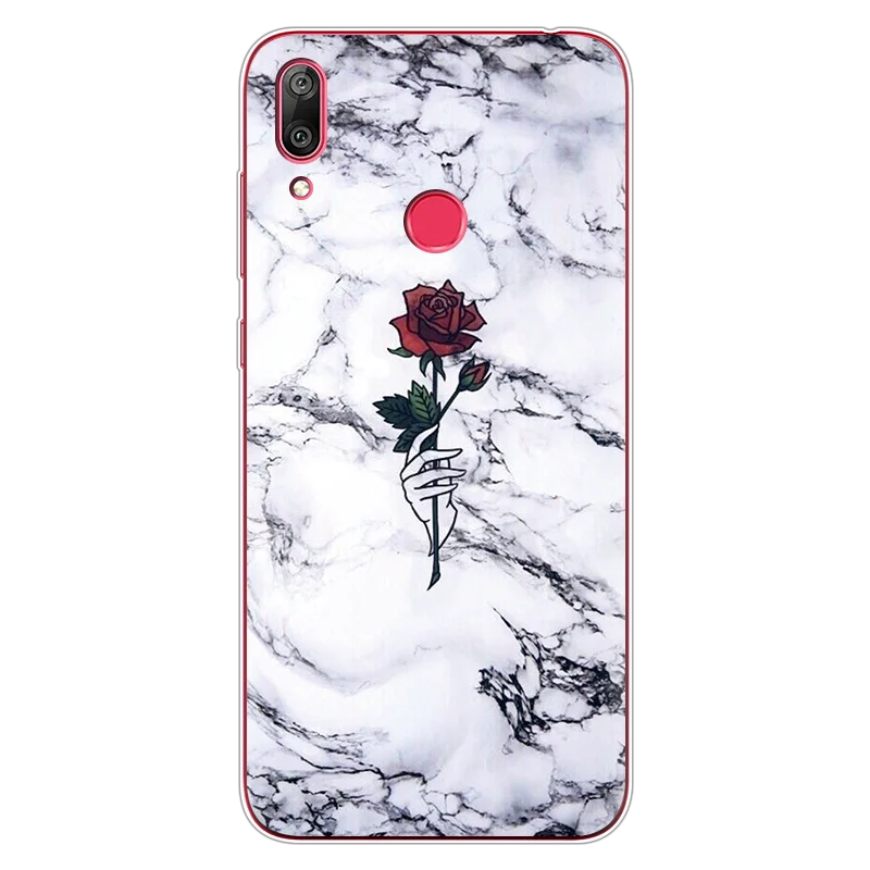 dls1rose Чехол с рисунком короля королевы для huawei Y7 Y72019, мягкий силиконовый чехол для телефона, чехол для huawei Y7 Pro, модный чехол - Цвет: dls1rose
