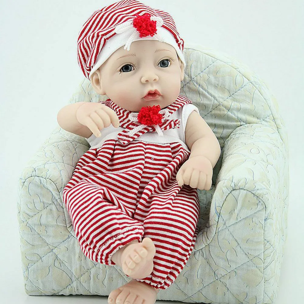 2 шт. Набор Мальчик и Девочка 11 &quotLifelike Reborn Новый Ребенок Жив Близнецы Моющиеся