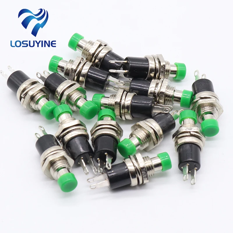 IMC популярный зеленый колпачок 10 шт. Мгновенный Кнопочный мини-переключатель