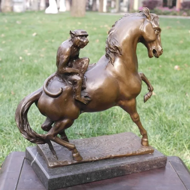 Медные скульптуры изделия скульптура для домашнего интерьера Hou немедленно