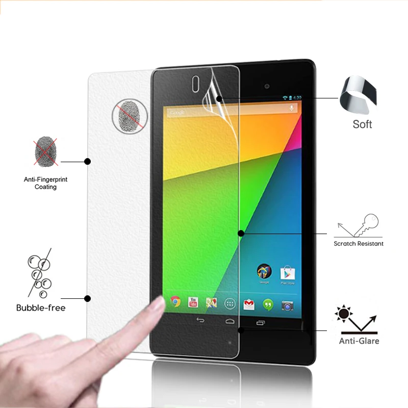 Премиум Антибликовая Защитная пленка для экрана матовая GOOGLE NEXUS 7 II 2nd 0 &quot
