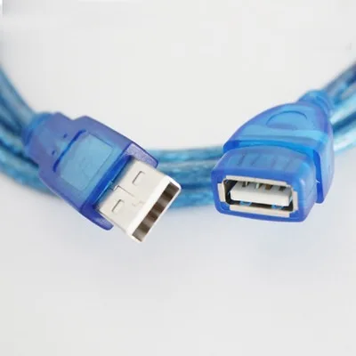 USB кабель-удлинитель из чистой меди прозрачный синий usb-накопитель удлинитель 5 м