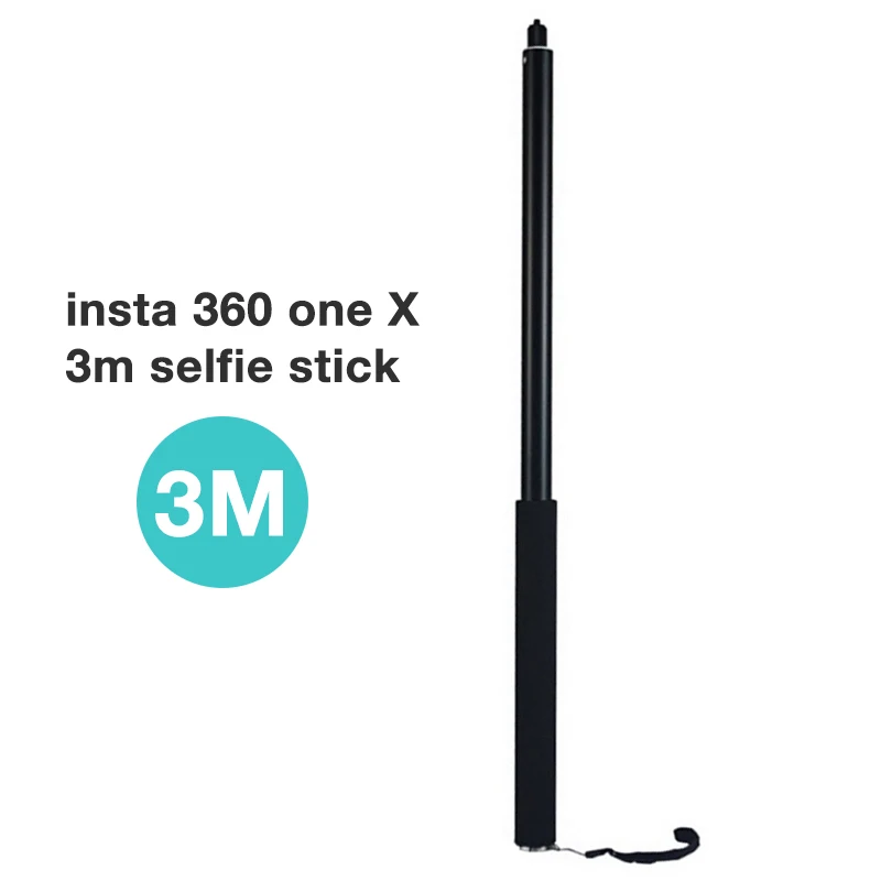 Для Insta360 one X 3M удлиняющий шест палка для селфи алюминиевый сплав Insta 360 One X монопод селфи палка панорамная камера аксессуары