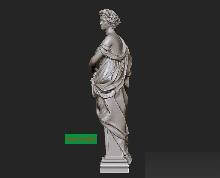 3D модель stl формат твердая вращения скульптура для cnc машинной пружин|3d model stl|model