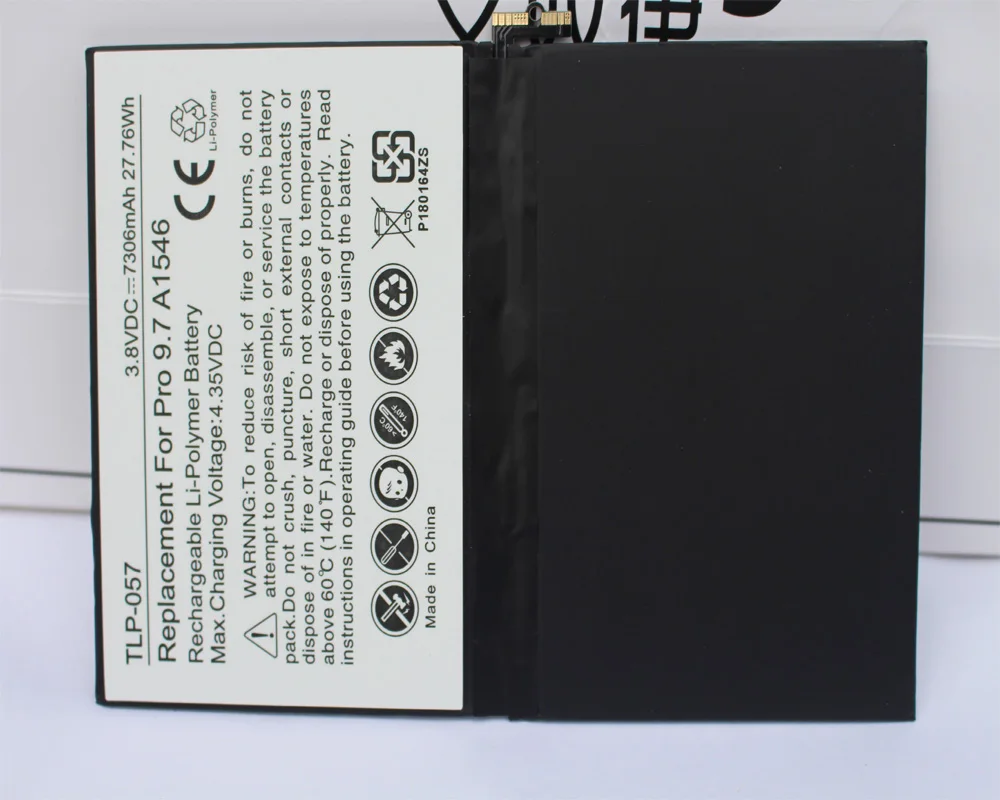 ISUNOO 7306mAh 0 цикл литий ионные аккумуляторы для iPad Pro 9 7 дюймов подходит A1664 Замена