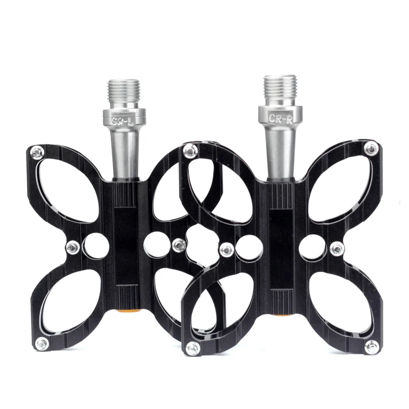 Велосипедные педали BIKEIN MTB противоскользящие 2 подшипника CNC алюминиевые 6 цветов