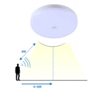 Потолочный светильник, светодиодный с датчиком движения, 12 Вт