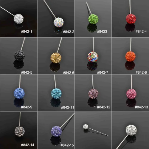 Личи 1 шт Пластиковые Стразы мусульманский хиджаб шарф в форме цветка булавка