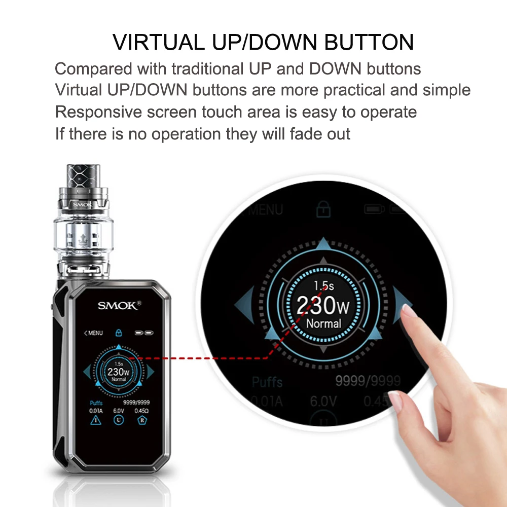 Оригинальный SMOK G PRIV 2 люкс издание комплект 230 Вт электронная сигарета Vape