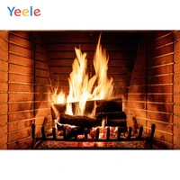 yeele fireplace brick wall firewood lattice interior photography background customized photographic backdrops for photo studio