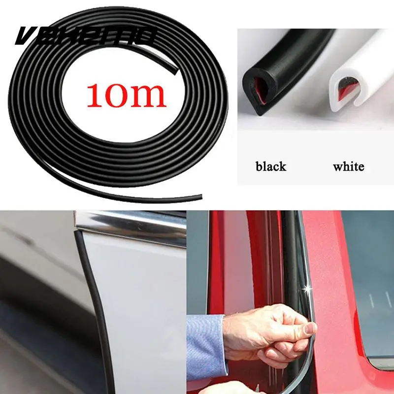 10M Car Auto Door Edge Protector Sealing Strip Seal With Adhesive Styling | Автомобили и мотоциклы