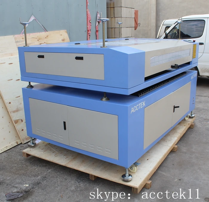 ВЫСОКАЯ точность CO2 лазерная гравировка ювелирных изделий машина AKJ1490 с отдельно