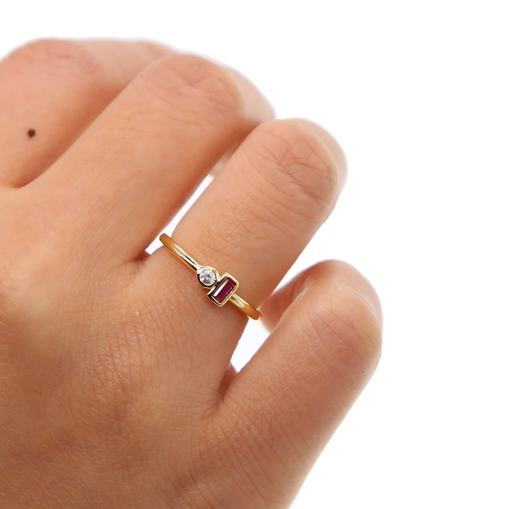 Специальное предложение с ограниченным временем: свадебное кольцо Anillos с кристаллом в оправе-ободке для женщин, тонкое и нежное кольцо разных цветов для пальца.