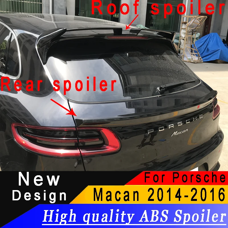 Спойлер из АБС пластика для Porsche Macan 2014 2015 2016 любой цвет или праймер украшение