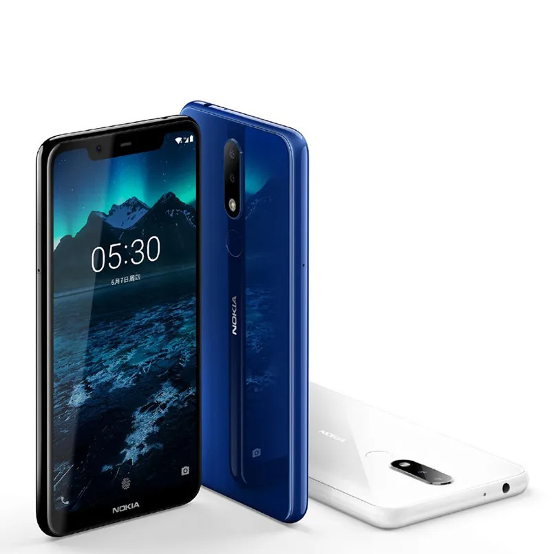 Nokia X5 4G 64G Android 8 1 3060 mAh 3 камеры двойная Sim отпечаток пальца 5 86 дюймов Восьмиядерный