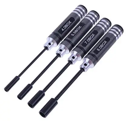 JJ63016 RC инструменты 4 шт. Набор отверток с шестигранной головкой, титановое покрытие, закаленная 1,5 2,0 2,5 3,0 мм отвертка для вертолетных игрушек - Цвет: JJ63016