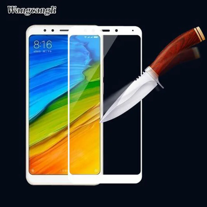 Wangcangli жесткий край для xiaomi redmi 5 plus Защитное стекло экрана xiomi note 5a prime plus|Защитные