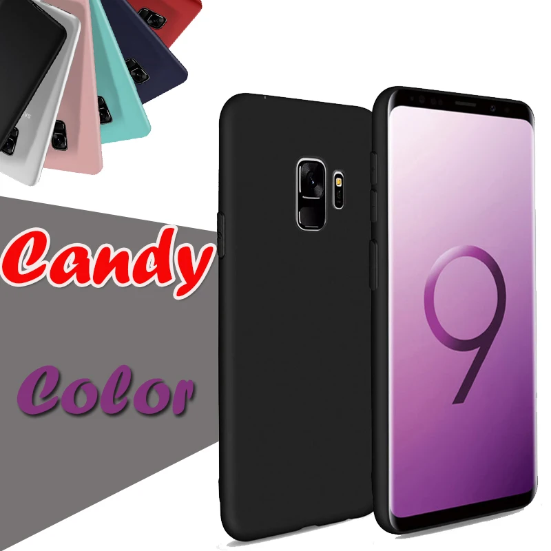 Мягкий гелевый матовый чехол из ТПУ карамельных цветов для Samsung Galaxy S20 Ultra S10 E S9 S8
