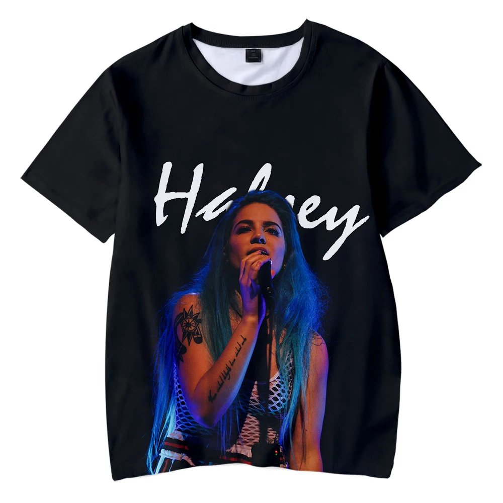 Детская футболка с 3D принтом Halsey Повседневная короткими рукавами для мальчиков и