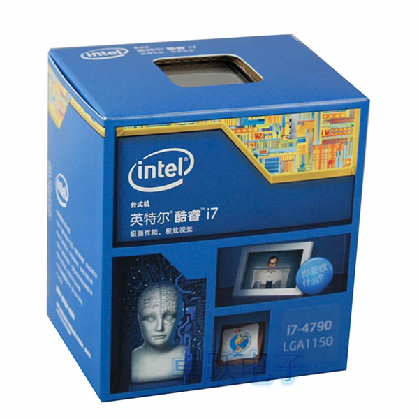Intel I7-4790 четырехъядерный процессор i7 в штучной упаковке поддержка ЦП Z97