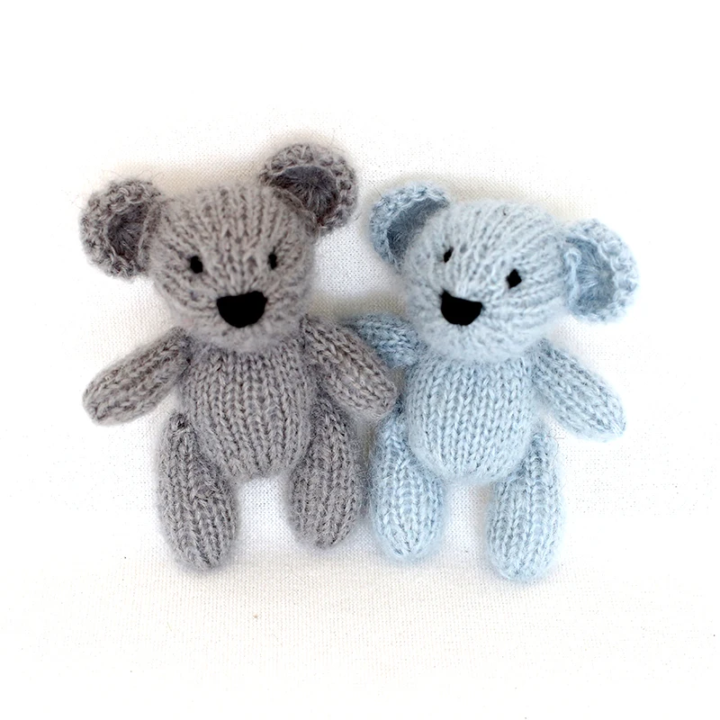 Новорожденный плюшевый мишка игрушка фото реквизит вязать Ангола кролик детский