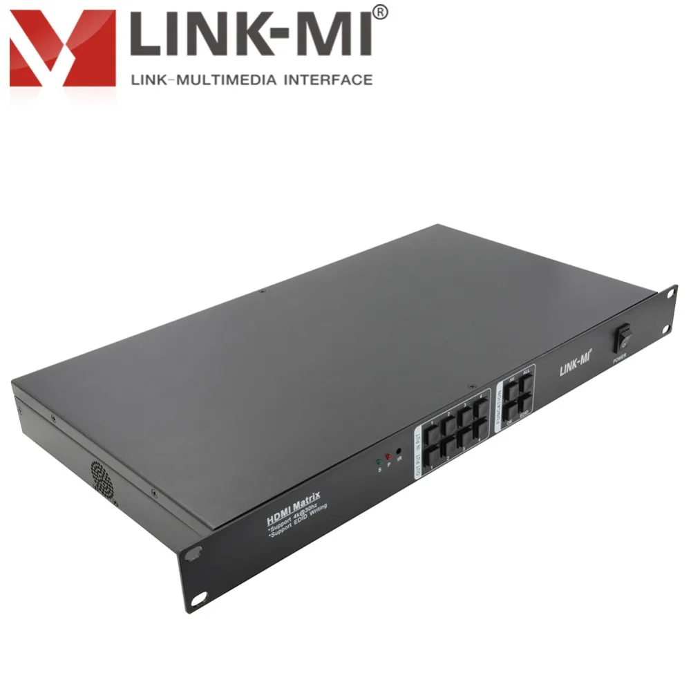 LINK MI LM MX44U профессиональная матрица 4x4 коммутационная система 4 K 3840*2160P @ 30Hz полоса