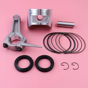 connecting rod 88mm piston pin ring circlip oil seal kit for honda gx390 13hp gx 390 engine motor part free global shipping