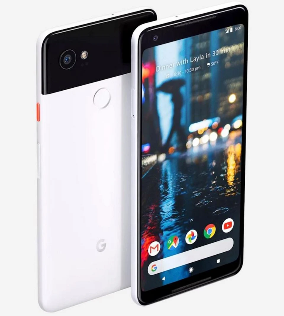 Google Pixel 2 XL мобильный телефон " Восьмиядерный процессор Snapdragon 835 4 Гб Оперативная память 64/128 ГБ Встроенная память отпечатков пальцев 4G разблокированный телефон на ОС Android