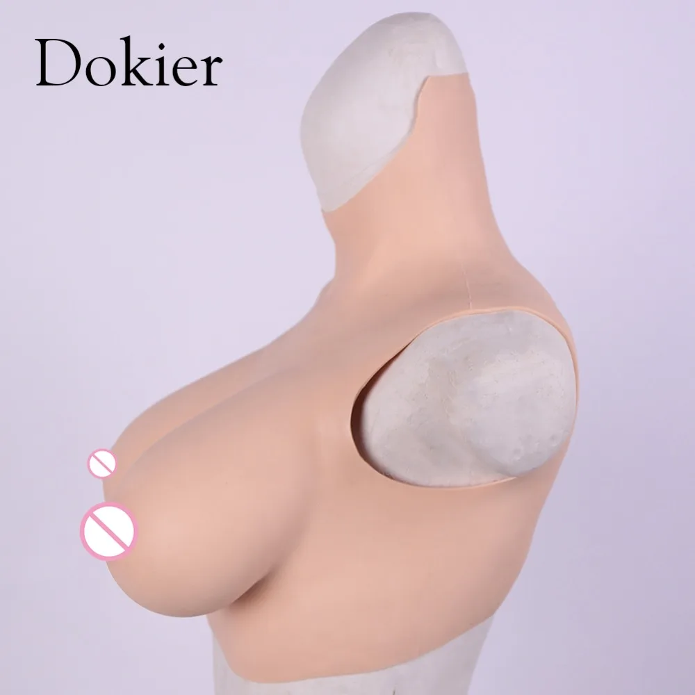 Dokier стандартный тип E чашка crossdressing формы груди с реалистичными грудь для