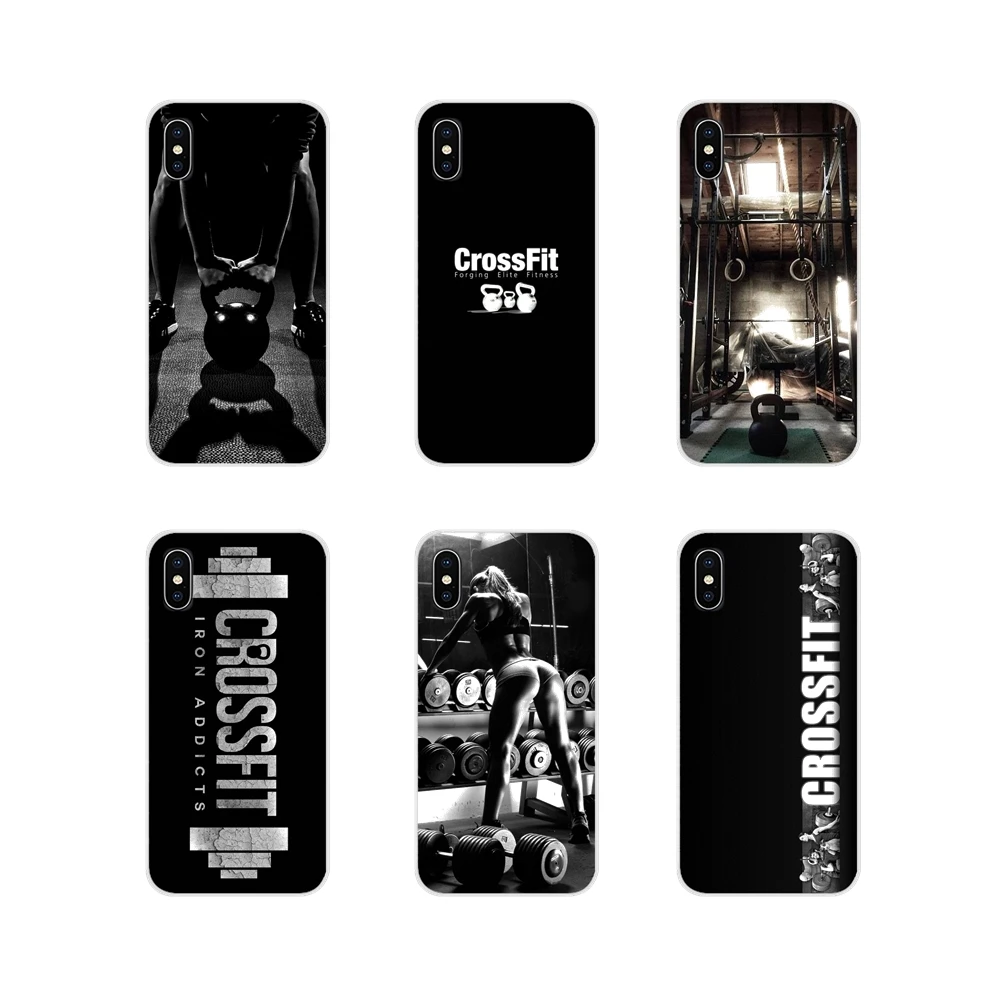 Силиконовый чехол для телефона CrossFit Train Krait фитнес-центр Samsung Galaxy S4 S5 MINI S6 S7 edge S8 S9 S10
